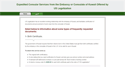Desktop Screenshot of kuwaitembassy.org